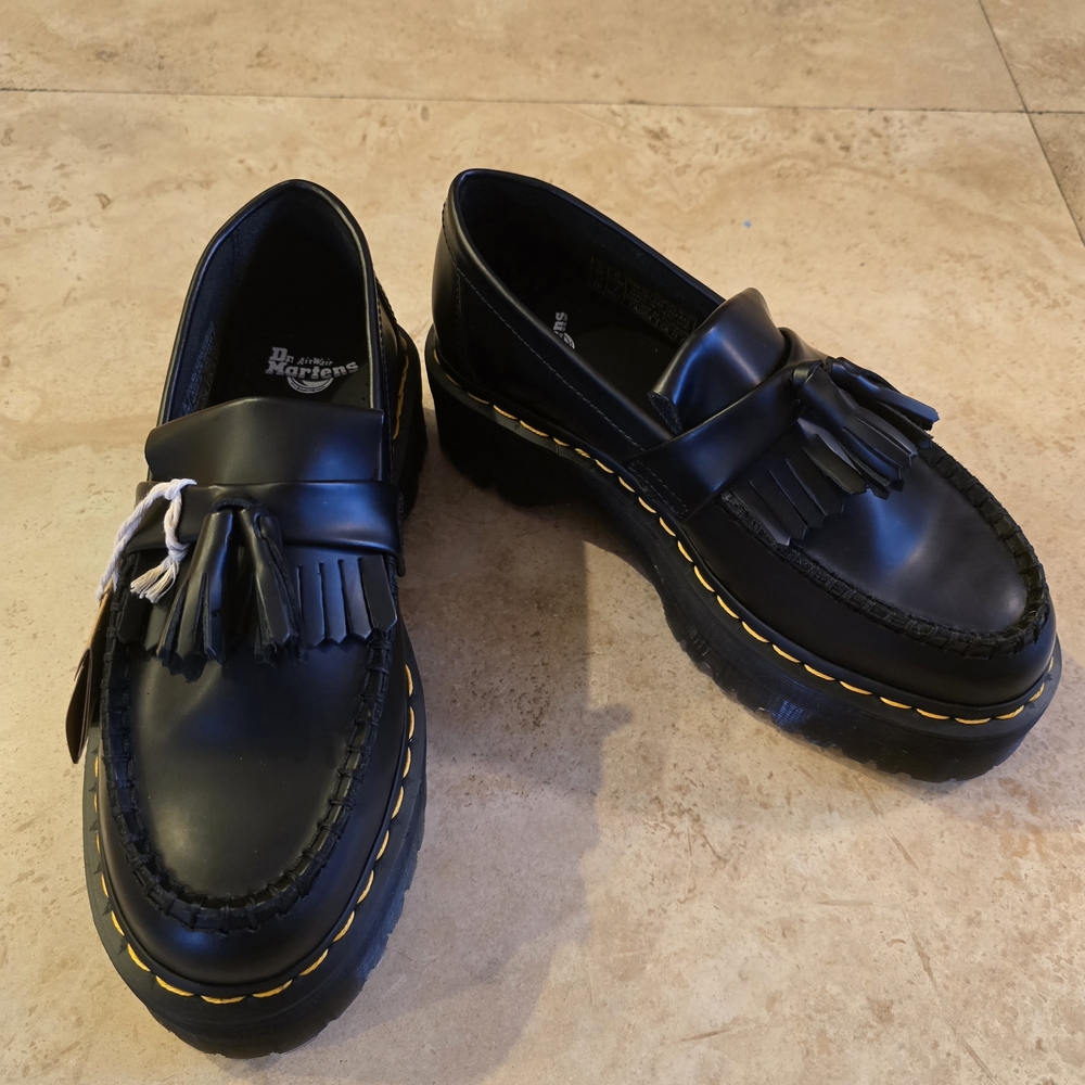 Dr. Martens Leather Adrian Quad Loafers